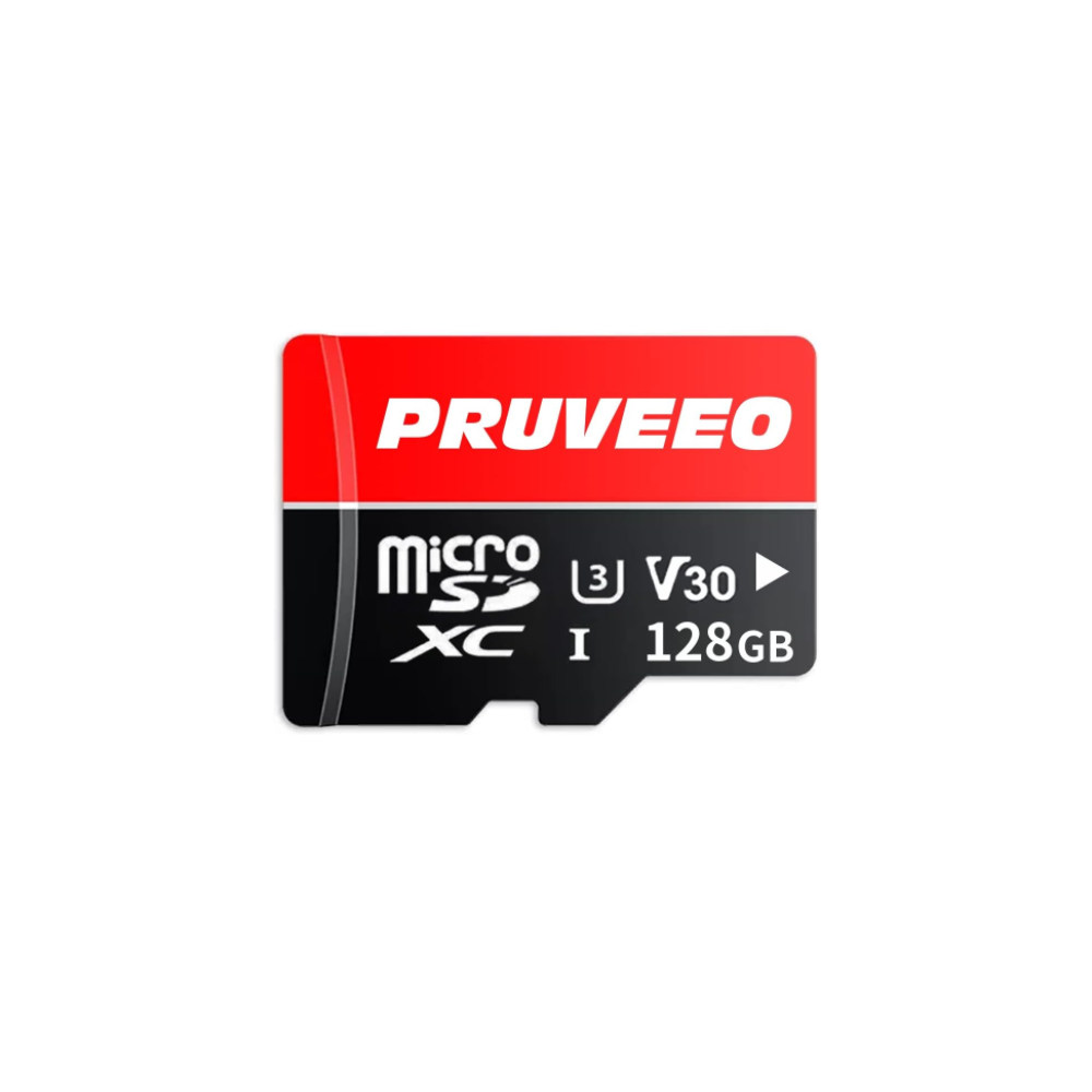 Pruveeo 128GB MicroSDXC Memory Card with Adapter for D90/D80/J20