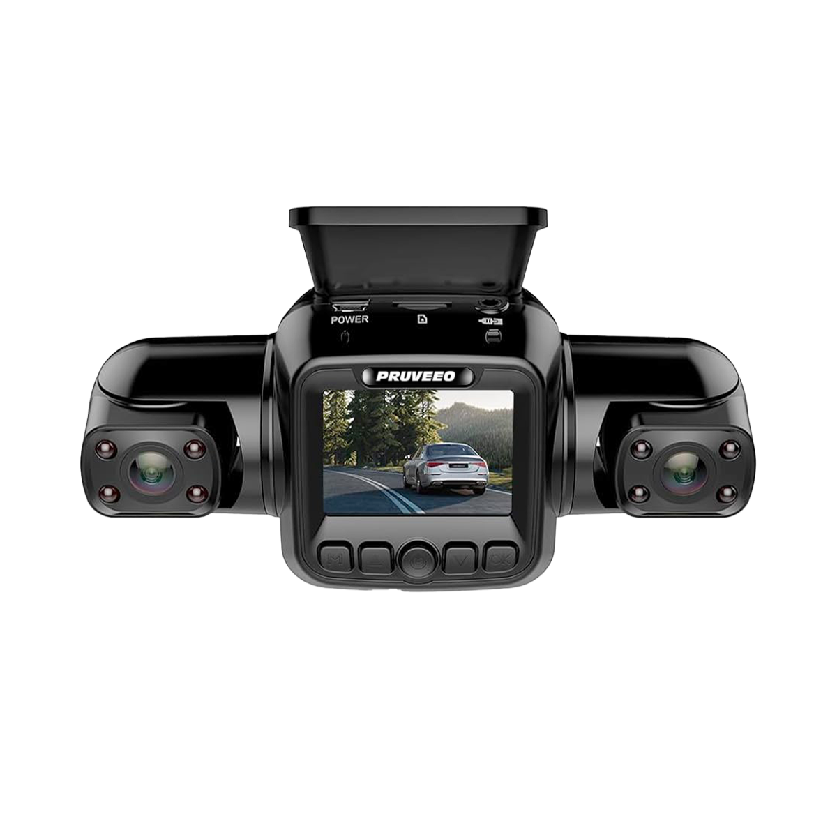 Pruveeo D90 Mini 4-Channel 128GB Dash Cam